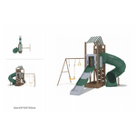 Children Playground Equipment Factory - Complete Set Outdoor Slide Climbing Wall