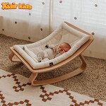 Rocking Sofa Factory - Wooden Bouncer Baby Balance Chair Nursery Daycare
