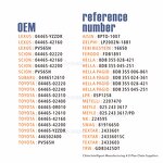 Brake Pads Manufacturer - OEM 04465-YZZDR for Toyota Engine Parts