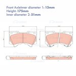 Brake Pads Supplier - OEM 04465-60380 for Toyota RAV4 Hilux