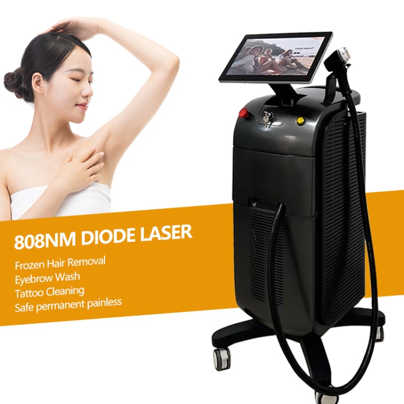 3 Wavelength Diode Laser Hair Removal Machine Laser Beauty Equipment 1800W Cooling Painless Hair Removing for Body Face