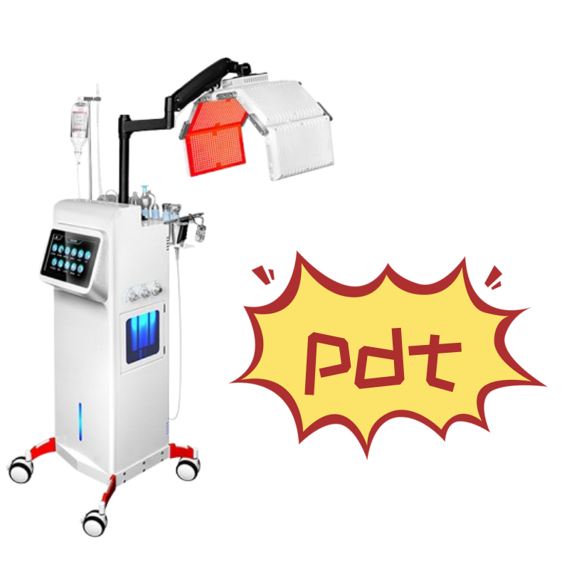 PDT Led Light Therapy Oxygen Jet Hydro Facial Cleaning Hydra Oxygen Jet Machine Skin Rejuvenation Scalp Facial Anti-acne Machine