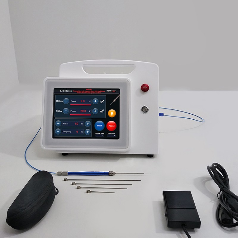 980nm20W+1470nm4w Diode Laser for Lipolysis Facial Lifting Firming Wrinkle Removal Effective Stubborn Fat Removal Abdomen