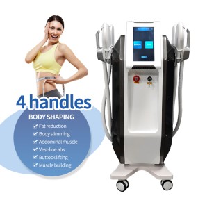 2026 Ems Body Shaping Machine for Weight Loss EMS Body Slimming Fat Removal Machine Muscle Stimulation Machine With 4 Handles