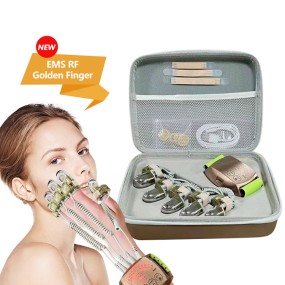 EMS RF Portable Golden Finger Massage Beauty Device Full Body Massage Personal Health Care Multiple Function Skin Tightening