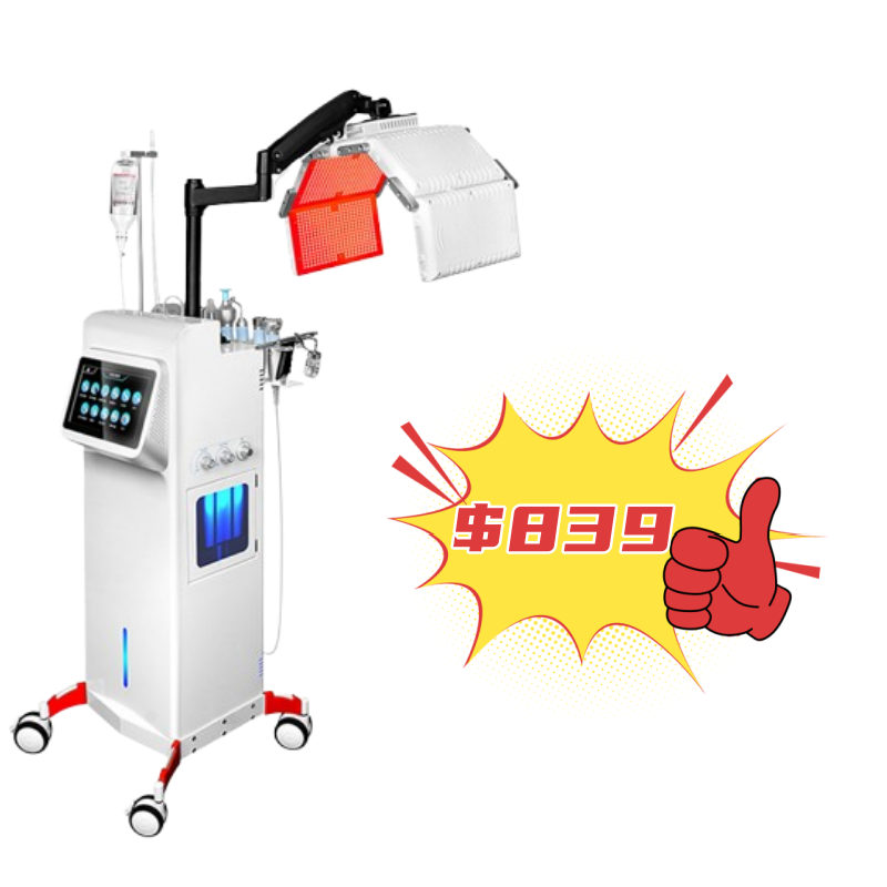 14 in 1 Dermabrasion Skin Care Machine PDT Light Deep Clean Rejuvenate Diamond Peeling Oxygen Jet Beauty Machine PDT Machine