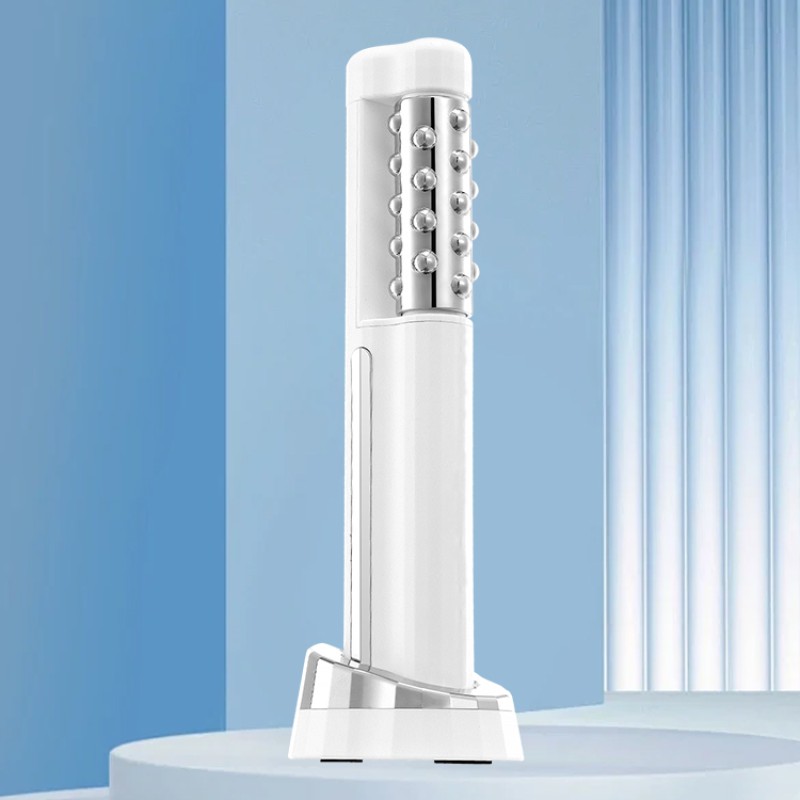 Micro-electric Stimulation + Rolling Lift + Heated Anti-aging Firming Facial Massager Heat Roller Facial Care Machine