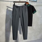 Men's Stretch Pants Factory - New Slim Plus Size Business Casual Wear