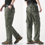 Men's Cargo Pants Factory - Custom Logo Streetwear Style Purple Casual
