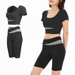 Yoga Set Factory - Workout Clothing Seamless Sport Ribbed Gym Wear
