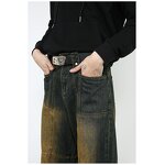 Denim Jacket Set Factory - American Retro Short Cleanfit Slim Fit 2-piece