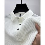 Men's Polo Shirt Factory - Hollow Short-sleeved Ice Silk Breathable Business