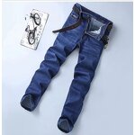 Men's Work Pants Factory - Wholesale Elastic Wear-resistant Straight Jeans