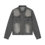 Men's Denim Jacket Factory - Winter Outdoor Casual Solid Color Single Breasted