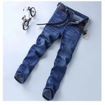 Men's Work Pants Factory - Wholesale Elastic Wear-resistant Straight Jeans