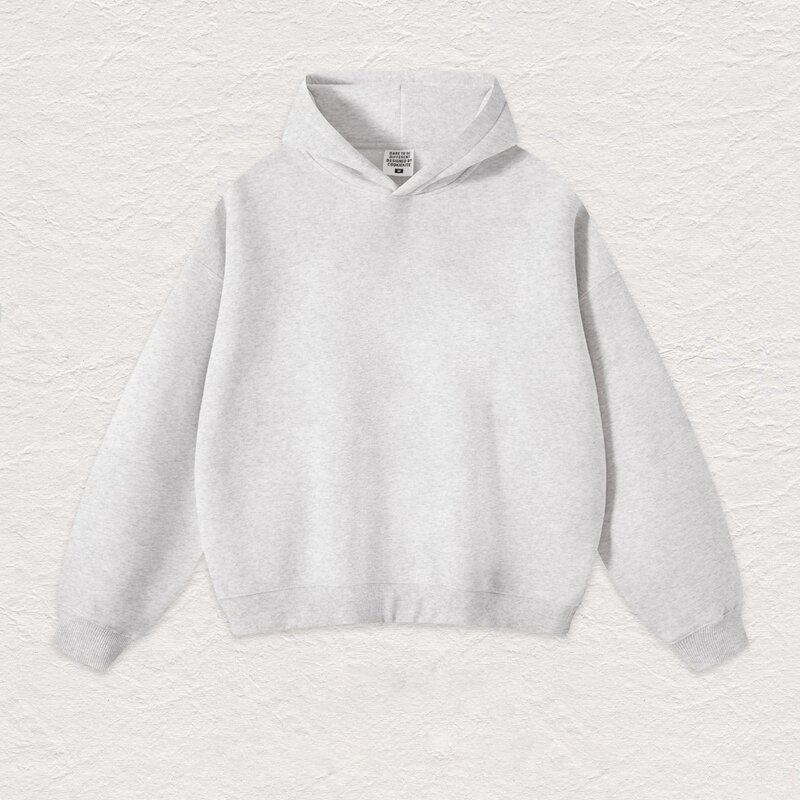 Hooded Sweatshirt Set Factory - Autumn Winter Two-Piece Boxy Short Wide