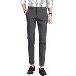 Men's Elastic Pants Factory - Spring Autumn Casual Fashion Slim Fit