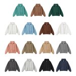 Terry Sweater Pants Suit Factory - Autumn Men's Casual 420G Solid Pattern