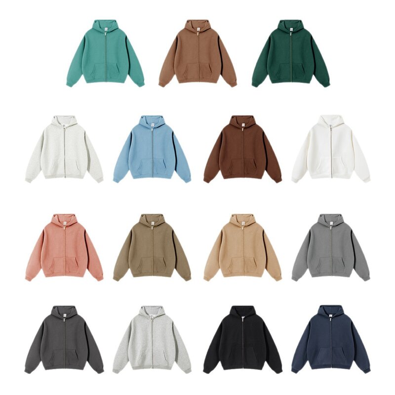 Terry Sweater Pants Suit Factory - Autumn Men's Casual 420G Solid Pattern