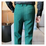 Corduroy Pants Factory - High Quality Brown Cargo Formal Korean Slim Fit