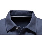 Men's Long Sleeve Polo Shirt Factory - Stylish Casual Slim Fit Solid Color