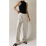 Women's Suit Pants Factory - Casual Solid High Waist Well Tailored