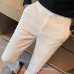 Corduroy Pants Factory - High Quality Brown Cargo Formal Korean Slim Fit