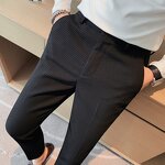 Corduroy Pants Factory - High Quality Brown Cargo Formal Korean Slim Fit