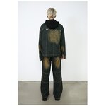 Denim Jacket Set Factory - American Retro Short Cleanfit Slim Fit 2-piece