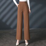 Women's Wide-leg Pants Factory - Korean Style Drape High-waisted Loose