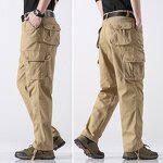 Men's Cargo Pants Factory - Custom Logo Streetwear Style Purple Casual