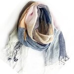Linen Scarf Manufacturer - OEM Wholesale Summer 100% Linen Natural