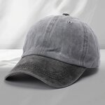 Baseball Caps Factory - OEM Fashion Blank Two Tone Wash Distressed