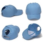 Ponytail Baseball Cap Factory - OEM New Cotton European Women's Solid