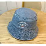 Bucket Hat Supplier - OEM High Quality Customized Striped Velour Denim