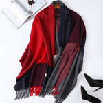 Shawl Supplier - OEM New Luxury Winter Blended Lattice Printed