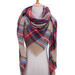 Shawl Manufacturer - OEM Women's Large Triangle Knit Cashmere Feel