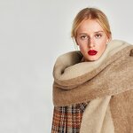 Shawl Factory - OEM Women's Plaid Tassels Thick Winter Warm