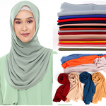 Hijab Scarf Supplier - OEM Factory Wholesale 100D Crepe Chiffon