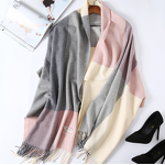 Shawl Supplier - OEM New Luxury Winter Blended Lattice Printed