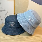 Bucket Hat Supplier - OEM High Quality Customized Striped Velour Denim
