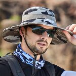 Bucket Fishing Hat Factory - OEM Unisex Camouflage Big Wide Brim Mesh