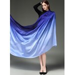 Silk Shawl Supplier - OEM China Oversized Gradient Style Luxury