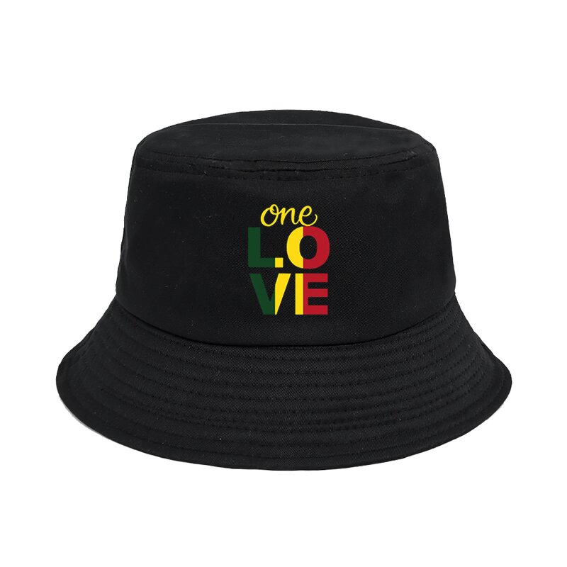 Bucket Hat Manufacturer - OEM Rainbow One Love Letter Printed Jersey