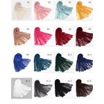 Shawl Factory - OEM Wholesale Floral Fashion Jersey Lace Fringe