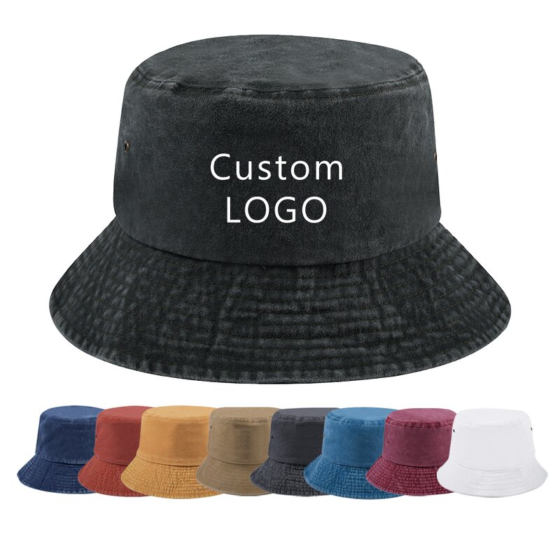 Bucket Hat Supplier - OEM Bob Black Custom Embroidered Unisex Designer