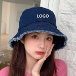 Bucket Hat Factory - OEM Custom 3D Embroidery Washed Denim Vintage