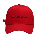 Baseball Cap Factory - OEM 6-piece Solid Color Cotton Customized LOGO
