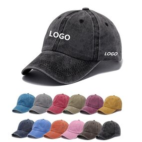 Baseball Cap Supplier - OEM Wholesale Washed Cotton Sun Hat Custom