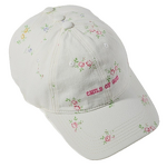 Duckbill Cap Supplier - OEM Korean Style Cream Floral 3D Embroidery